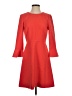 J.Crew Solid Red Casual Dress Size 4 - photo 1