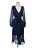 NSR 100% Polyester Blue Cocktail Dress Size XS - photo 1