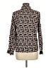 Unbranded Print Black Long Sleeve Blouse Size M - photo 2