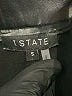 1.State Black Faux Leather Skirt Size S - photo 3
