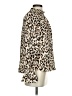 Ann Taylor LOFT 100% Polyester Animal Print Ivory Long Sleeve Blouse Size S - photo 4