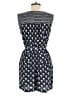 Ann Taylor LOFT 100% Rayon Hearts Blue Romper Size M - photo 2