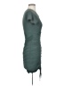 Le Lis Solid Teal Casual Dress Size S - photo 4