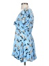 Lulus 100% Rayon Blue Kimono Size S - photo 5