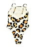 Unbranded Animal Print Ivory One Piece Swimsuit Size 6 - photo 2