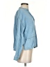 Blu Pepper 100% Lyocell Blue Long Sleeve Blouse Size S - photo 4