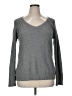 Notations 100% Cotton Gray Pullover Sweater Size XL - photo 1