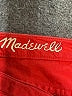 Madewell Color Block Red Jeans Size 27 waist - photo 7