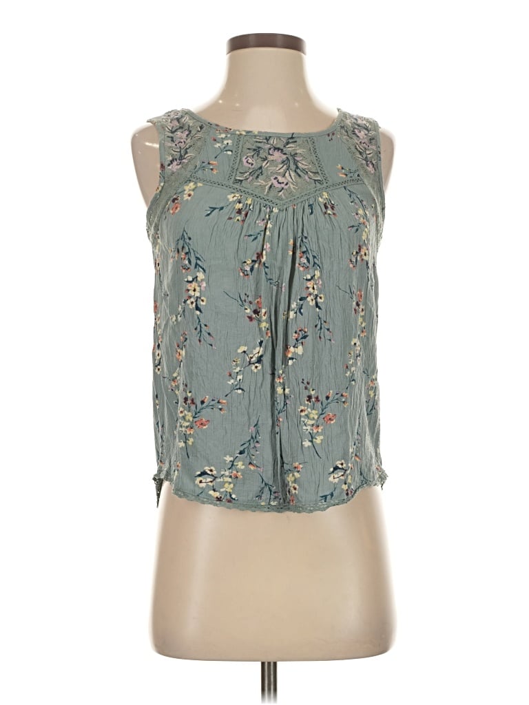 Pre-owned Mason & Belle Sleeveless Blouse In Blue