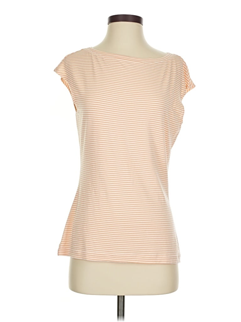 Pre-owned St John Sleeveless T-shirt In Brown