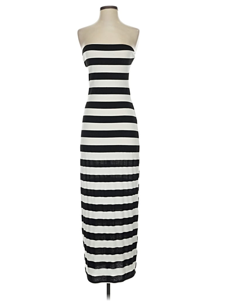 Pre-owned 2b Bebe Formal Skirt In Black