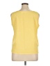 Liz Baker 100% Polyester Yellow Sleeveless Top Size 16 - photo 2