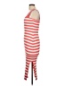 Just Fab Stripes Red Casual Dress Size L - photo 5