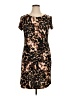 AB Studio Animal Print Brown Casual Dress Size XL - photo 1