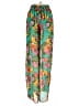 Staring at Stars 100% Polyester Tropical Green Casual Pants Size XS - photo 2