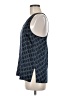 Rag & Bone Blue Sleeveless Blouse Size M - photo 5