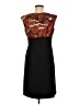 AB Studio 100% Polyester Graphic Black Cocktail Dress Size 8 - photo 2