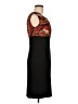 AB Studio 100% Polyester Graphic Black Cocktail Dress Size 8 - photo 4
