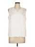 Shein 100% Polyester Ivory Sleeveless Blouse Size L - photo 1