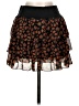 Assorted Brands Floral Black Casual Skirt Size 2 - photo 1