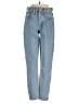 RE/DONE 100% Cotton Hearts Blue Jeans Size 24 waist - photo 1