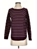 Pink Clover Stripes Burgundy Pullover Sweater Size S - photo 1