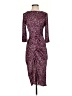 Zara Basic Animal Print Burgundy Cocktail Dress Size XS - photo 1