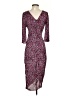 Zara Basic Animal Print Burgundy Cocktail Dress Size XS - photo 2