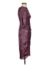 Zara Basic Animal Print Burgundy Cocktail Dress Size XS - photo 4