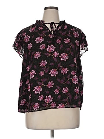 Maison d' Amelie Short Sleeve Blouse (view 1)
