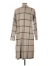 MELLODAY Checkered-gingham Tan Cardigan Size L - photo 2