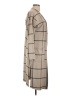 MELLODAY Checkered-gingham Tan Cardigan Size L - photo 4