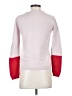 Ann Taylor Color Block Pink Turtleneck Sweater Size S - photo 2