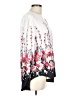 Unbranded Floral White Long Sleeve Blouse Size L - photo 4