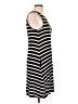 Apt. 9 Stripes Black Casual Dress Size L - photo 4
