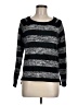 French Connection 100% Cotton Stripes Black Pullover Sweater Size M - photo 1