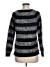 French Connection 100% Cotton Stripes Black Pullover Sweater Size M - photo 2