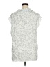 H By Halston 100% Polyester Animal Print Silver Sleeveless Blouse Size XL - photo 2