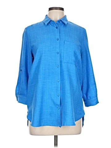 Dunnes 3/4 Sleeve Blouse (view 1)