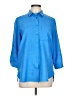Dunnes 100% Polyester Blue 3/4 Sleeve Blouse Size 12 - photo 1