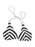 Relleciga Chevron-herringbone Ivory Swimsuit Top Size L - photo 1