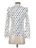 Cache Cache Polka Dots White Long Sleeve Blouse Size S - photo 2