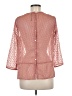 Lauren Conrad Polka Dots Pink 3/4 Sleeve Blouse Size M - photo 2