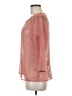 Lauren Conrad Polka Dots Pink 3/4 Sleeve Blouse Size M - photo 5