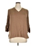 Ellen Tracy Brown 3/4 Sleeve Blouse Size XL - photo 1
