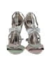 Delman Shoes Metallic Silver Green Sandals Size 6 - photo 2