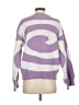 Love + Harmony Stripes Purple Pullover Sweater Size S - photo 2
