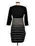 Max Studio Stripes Black Casual Dress Size L - photo 2
