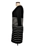 Max Studio Stripes Black Casual Dress Size L - photo 5