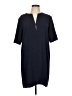 Theory Solid Blue Casual Dress Size 10 - photo 1